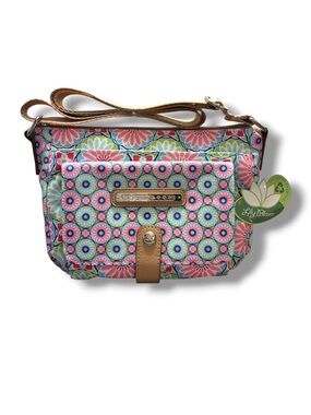 🌸 Lily Bloom Cristina Crossbody Bag Floral Recycled Fabric Lightweight NWT